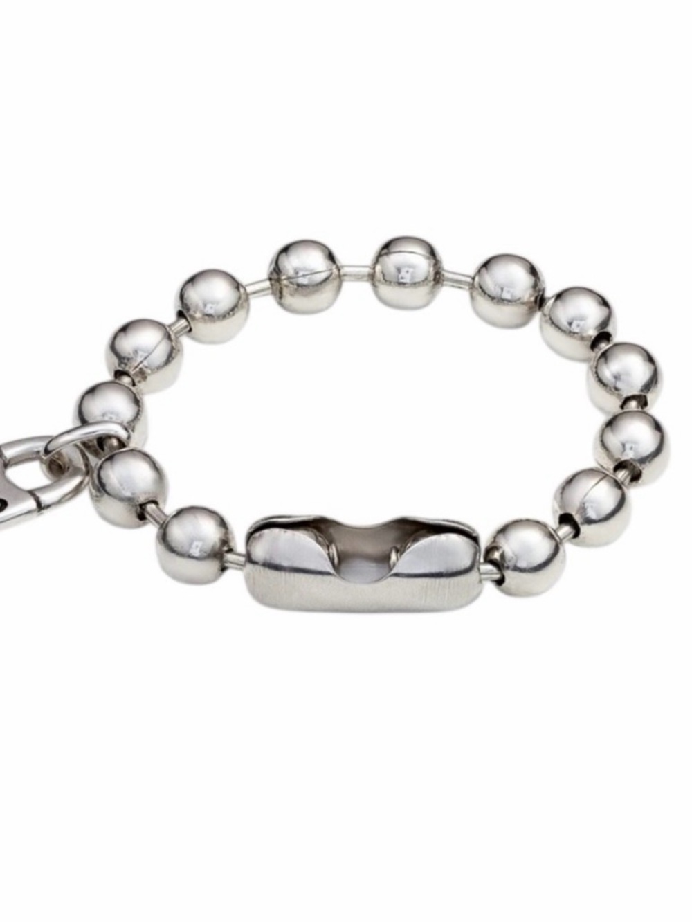 UNO de 50 Beaded Bracelet with a Padlock Charm and pouch